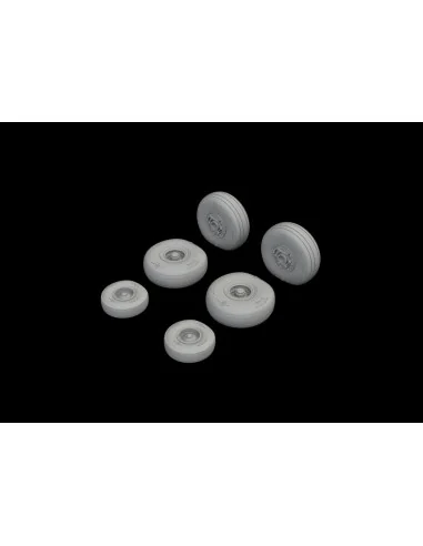 C-130 wheels 1/72 for ZVEZDA, 1/72 - Eduard Accessories 672263