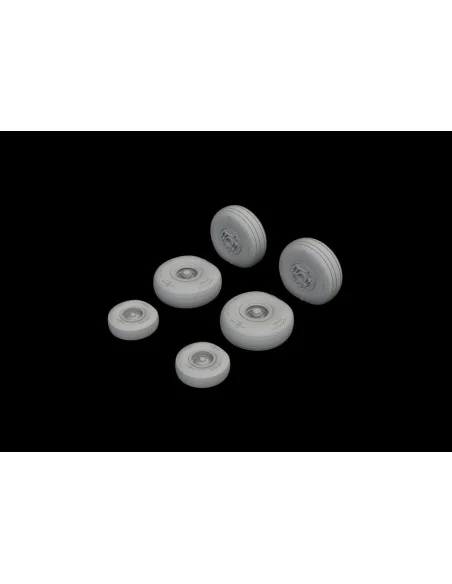 [NO_DESC] C-130 wheels 1/72 for ZVEZDA, 1/72 - Eduard Accessories 6...