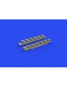 P-51B/C exhausts stacks PRINT for ARMA HOBBY, 1/72 - Eduard Accesso...