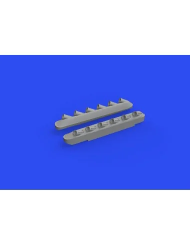 P-51B/C exhausts stacks w/fairing PRINT for ARMA HOBBY, 1/72 - Edua...