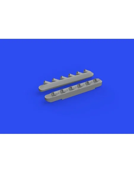 P-51B/C exhausts stacks w/fairing PRINT for ARMA HOBBY, 1/72 - Edua...