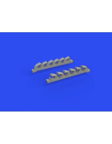 S-199 exhaust stacks PRINT, 1/72 - Eduard Accessories 672284