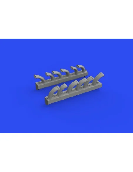 Fw 190D exhaust stacks PRINT, 1/72 - Eduard Accessories 672286