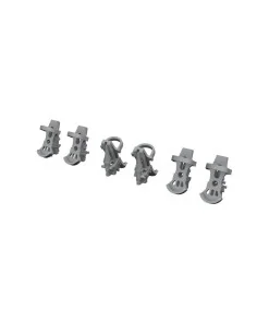 Luftwaffe rudder pedals PRINT, 1/72 - Eduard Accessories 672292