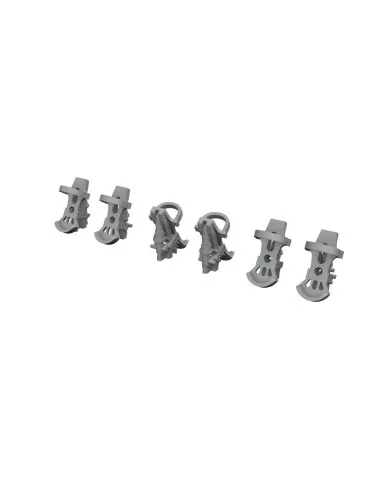 Luftwaffe rudder pedals PRINT, 1/72 - Eduard Accessories 672292