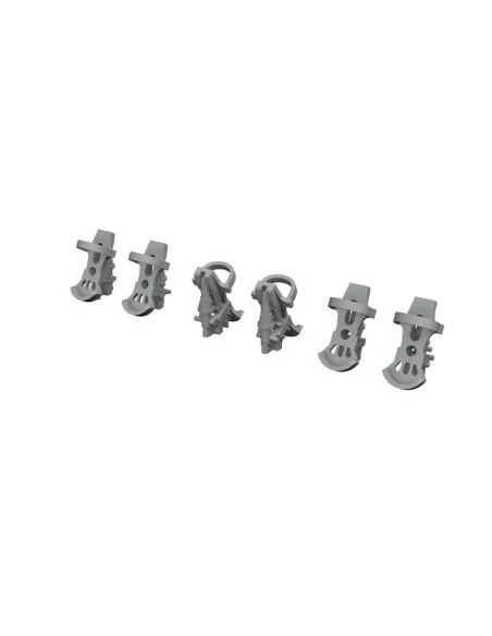 Luftwaffe rudder pedals PRINT, 1/72 - Eduard Accessories 672292