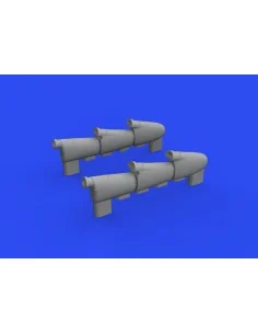 [NO_DESC] Hurricane Mk.I exhaust stacks for ARMA HOBBY, 1/72 - Edua...