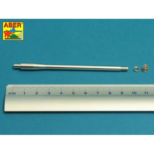 U.S 90 mm M3 barrel with thread protector for tank destroyer M36B1,...