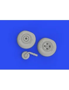 Hurricane Mk.I wheels for ARMA HOBBY, 1/72 - Eduard Accessories 672302 2
