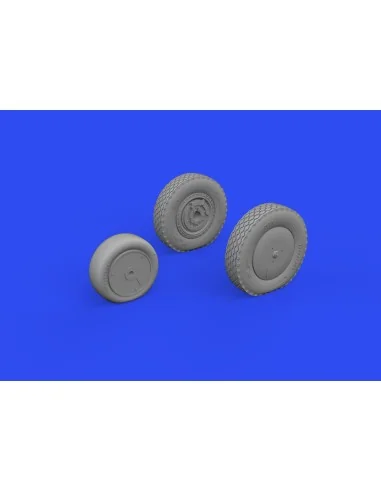 P-39Q wheels w/rims PRINT 1/72 for ARMA HOBBY, 1/72 - Eduard Access...