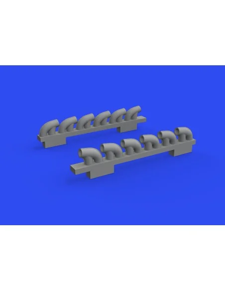 P-39Q exhaust stacks PRINT 1/72 for ARMA HOBBY, 1/72 - Eduard Acces...