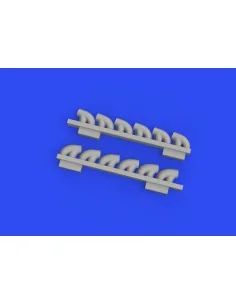 P-39Q exhaust stacks PRINT 1/72 for ARMA HOBBY, 1/72 - Eduard Acces... 2