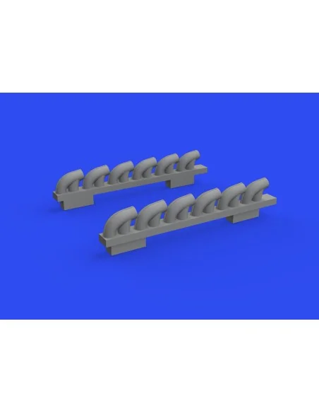 P-39Q exhaust stacks PRINT 1/72 for ARMA HOBBY, 1/72 - Eduard Acces...