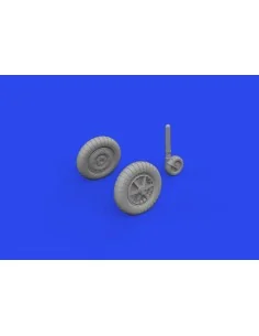 Bf 109F wheels PRINT 1/72 EDUARD, 1/72 - Eduard Accessories 672316