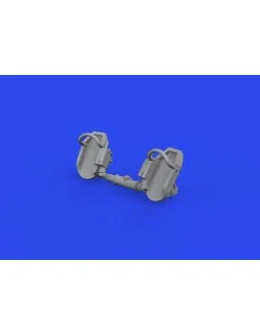 Bf 109E rudder pedals early PRINT, 1/72 - Eduard Accessories 672319