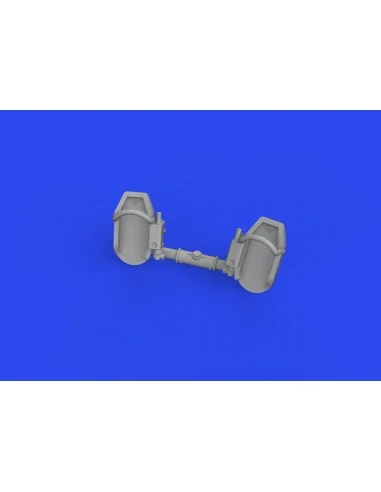 Bf 109E rudder pedals early PRINT, 1/72 - Eduard Accessories 672319