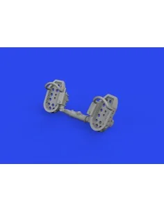Bf 109E rudder pedals late PRINT, 1/72 - Eduard Accessories 672320 2