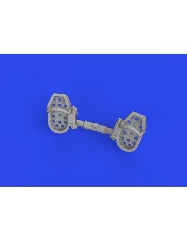 Bf 109E rudder pedals late PRINT, 1/72 - Eduard Accessories 672320