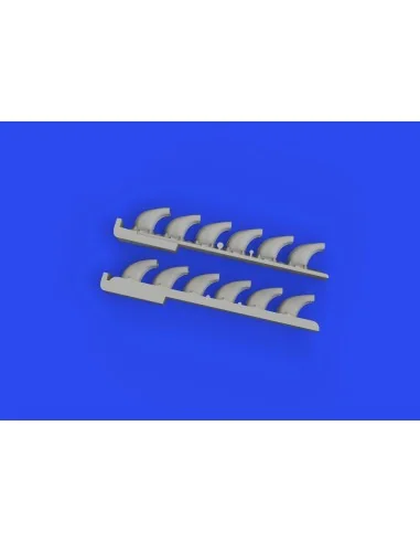 Bf 109F/G exhaust stacks PRINT 1/72 EDUARD, 1/72 - Eduard Accessori...