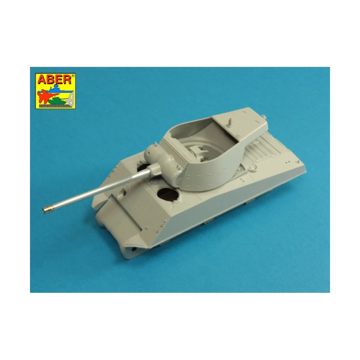 U.S 90 mm M3 barrel with thread protector for tank destroyer M36B1,...