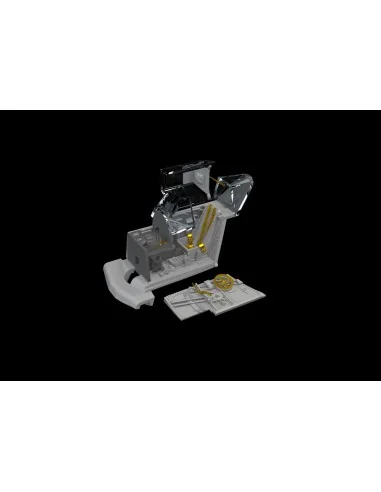 Bf 109F cockpit w/ early seat PRINT 1/72 EDUARD, 1/72 - Eduard Acce...