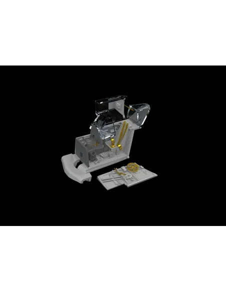 Bf 109F cockpit w/ early seat PRINT 1/72 EDUARD, 1/72 - Eduard Acce...