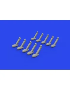 Bf 109 balance weights PRINT 1/72 EDUARD, 1/72 - Eduard Accessories... 2