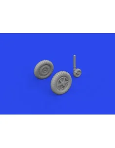 [NO_DESC] Bf 109G-2/G-4 wheels for plain wings PRINT 1/72 EDUARD, 1...