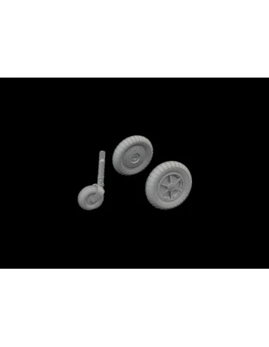 [NO_DESC] Bf 109G-2/G-4 wheels for bulged wings PRINT, 1/72 - Eduar...