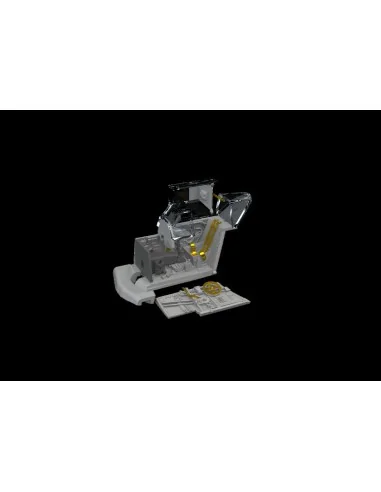 [NO_DESC] Bf 109G-4 cockpit PRINT, 1/72 - Eduard Accessories 672343
