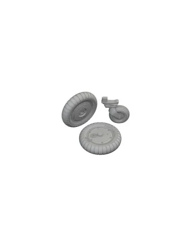 Bf 109G-5/G-6 wheels PRINT, 1/72 - Eduard Accessories 672348