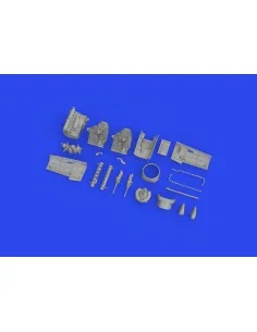Bf 109G-6 engine PRINT 1/72 EDUARD, 1/72 - Eduard Accessories 672352