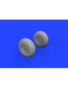 Me 410 wheels 1/72 AIRFIX, 1/72 - Eduard Accessories 672354