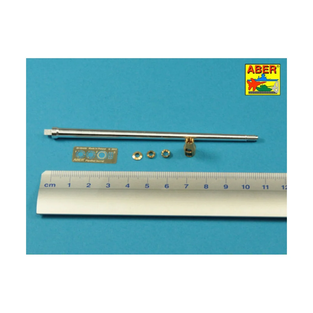 7,5 cm barrel with muzzle brake for Panther Ausf.A - Aber Models 35...