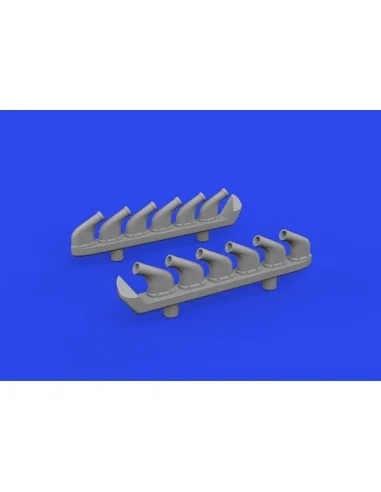 P-51D exhaust stacks PRINT, 1/72 - Eduard Accessories 672358