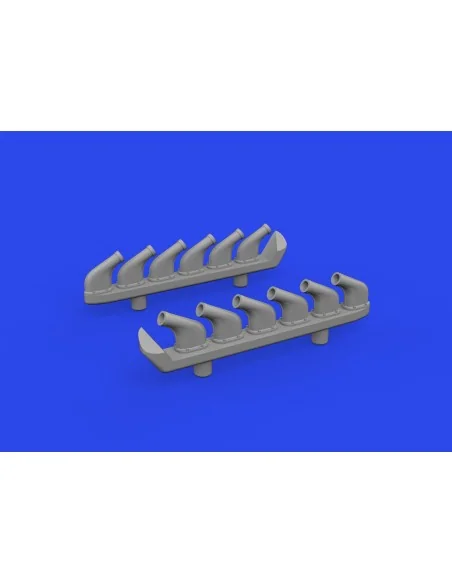 P-51D exhaust stacks PRINT, 1/72 - Eduard Accessories 672358