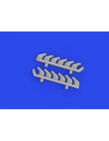 P-51D exhaust stacks PRINT, 1/72 - Eduard Accessories 672358