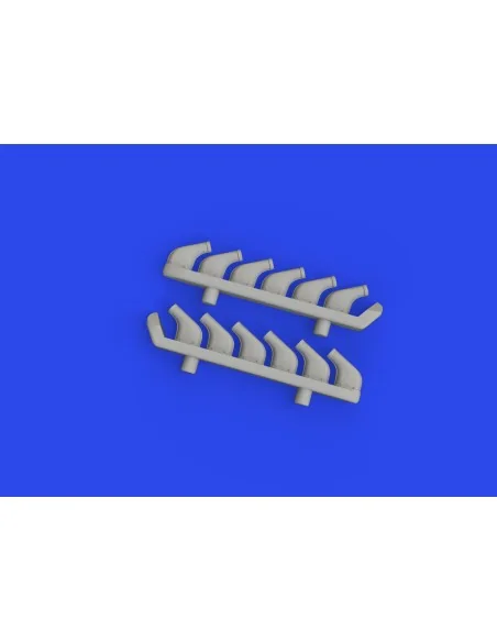 [NO_DESC] P-51D exhaust stacks PRINT, 1/72 - Eduard Accessories 672358