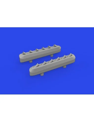 [NO_DESC] P-51D exhaust stacks w/ fairing PRINT, 1/72 - Eduard Acce...