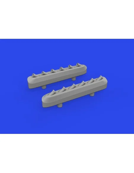 [NO_DESC] P-51D exhaust stacks w/ fairing PRINT, 1/72 - Eduard Acce...