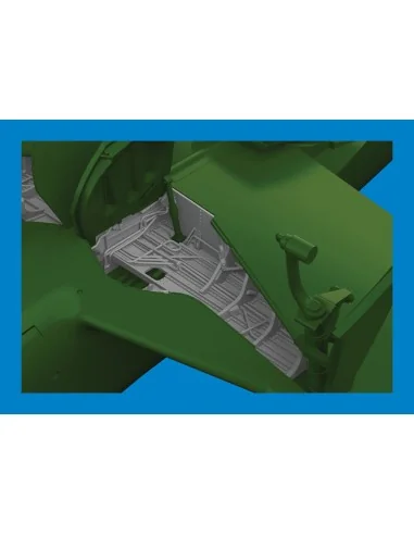 P-51D wheel bay PRINT EDUARD, 1/72 - Eduard Accessories 672360