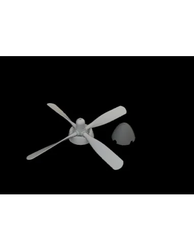 P-51D Hamilton Standard propeller uncuffed PRINT, 1/72 - Eduard Acc...