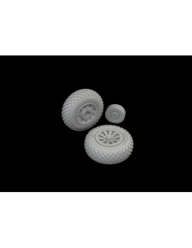 P-51D wheels diamond tread, 1/72 - Eduard Accessories 672366