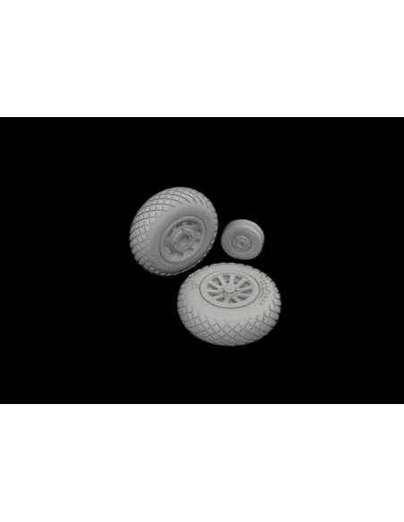 P-51D wheels diamond tread, 1/72 - Eduard Accessories 672366