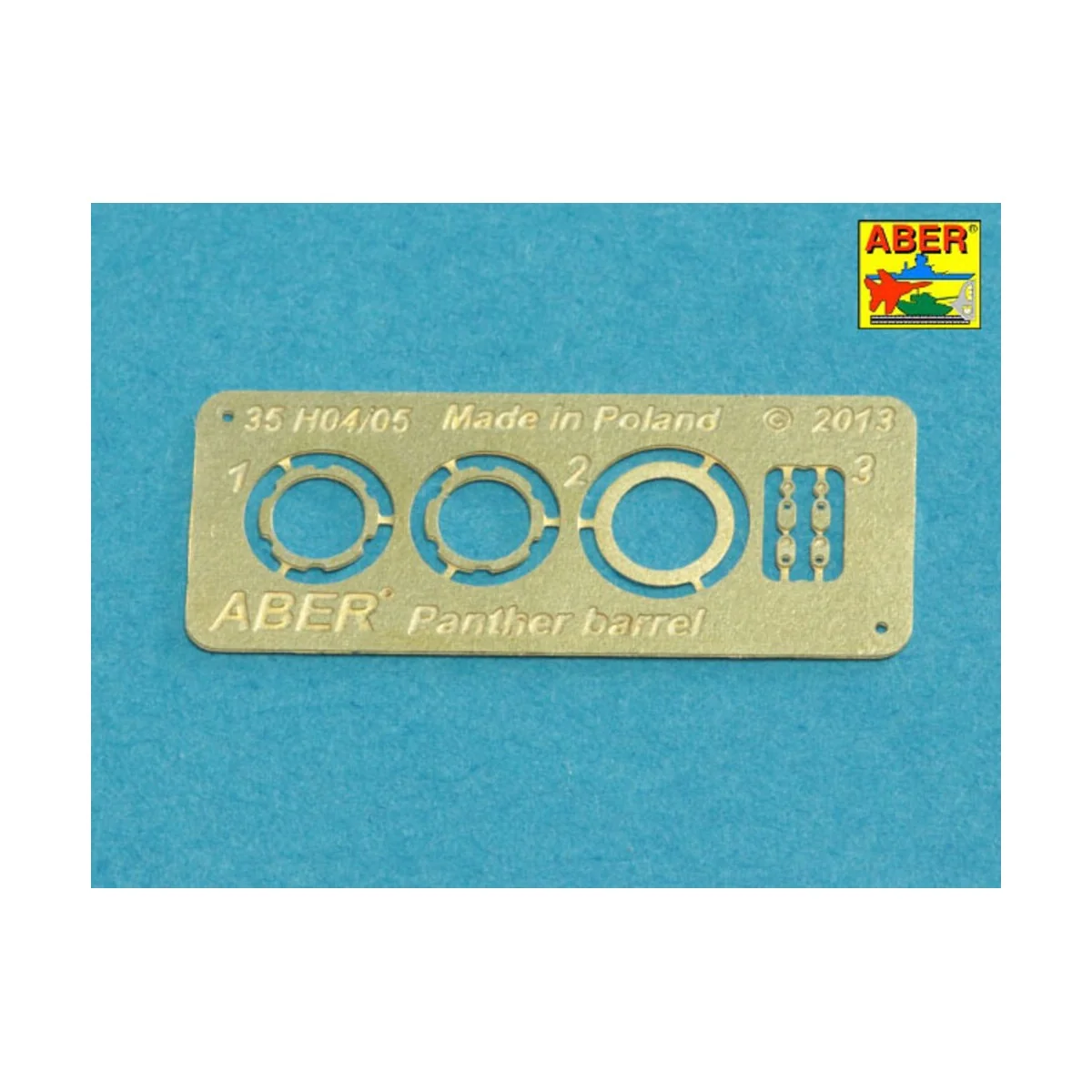 7,5 cm barrel with muzzle brake for Panther Ausf.A - Aber Models 35...