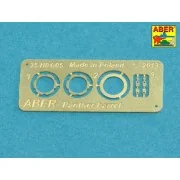 7,5 cm barrel with muzzle brake for Panther Ausf.A - Aber Models 35...