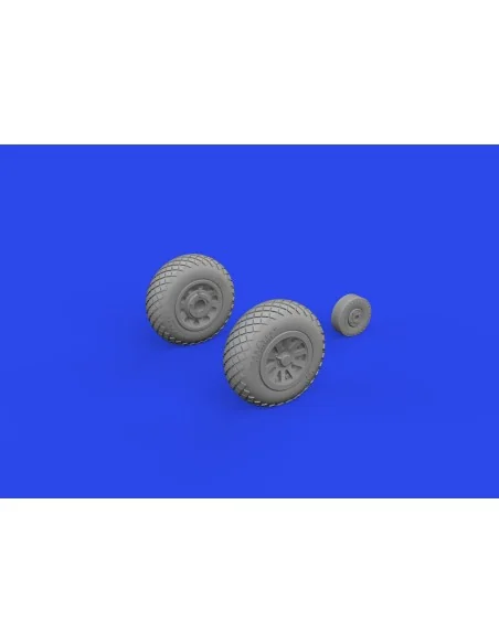 P-51D wheels diamond tread, 1/72 - Eduard Accessories 672366