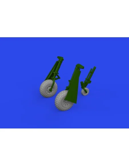 P-51D wheels oval tread, 1/72 - Eduard Accessories 672367