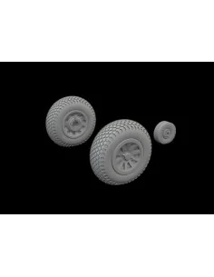 P-51D wheels cross tread, 1/72 - Eduard Accessories 672368