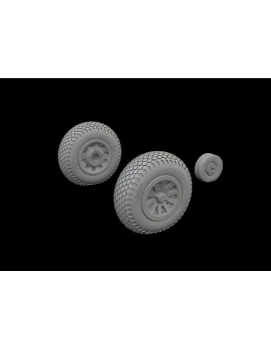 P-51D wheels cross tread, 1/72 - Eduard Accessories 672368